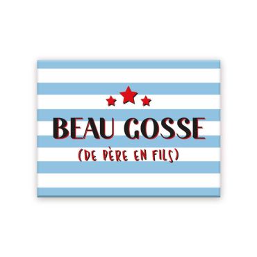 Magnet beau gosse de père en fils | jourdefete.com