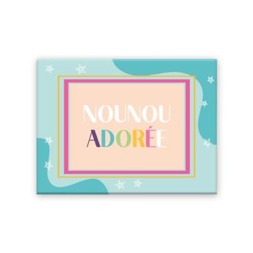 Magnet nounou adorée | jourdefete.com