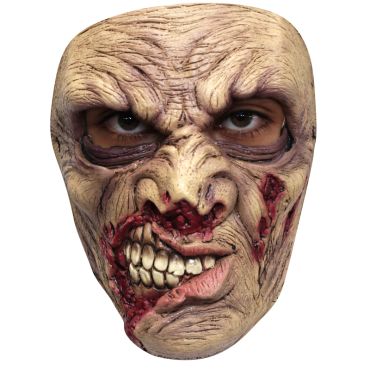 Masque en Latex de Zombie Gueule Cassée