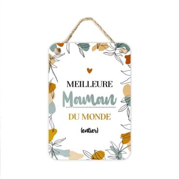 Plaque en métal - Meilleure Maman Du Monde - Jour de Fête - Fête des ...