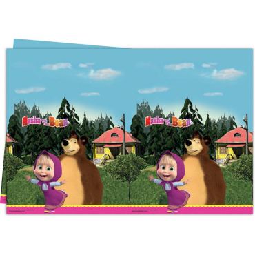 nappe-masha-michka-anniversaire | jourdefete.com nappe-masha-michka-anniversaire | jourdefete.com