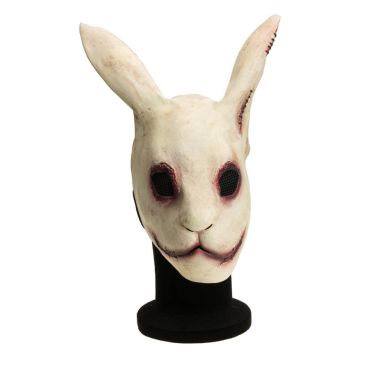 N'hésitez pas à prendre ce masque pour adultes, parfait pour compléter votre tenue de lapin | jourdefete.com