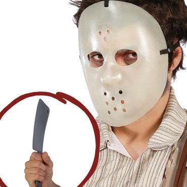 MASQUE JASON VENDREDI 13 et Couteau MASQUE JASON VENDREDI 13 et Couteau