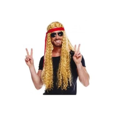 perruque blonde de hippie | jourdefete.com