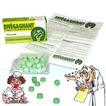 Boite de Médicaments Bonbons Humoristiques " Effégagnant"