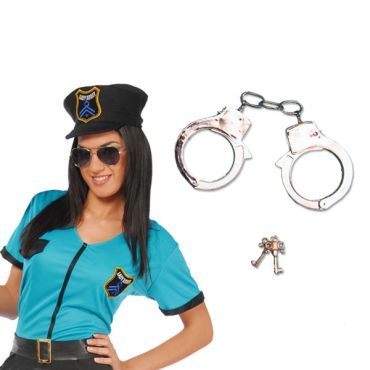 Menottes Métal Policier 