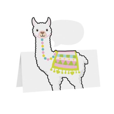 Set de 6 Marque-places - Lama | jourdefete.com