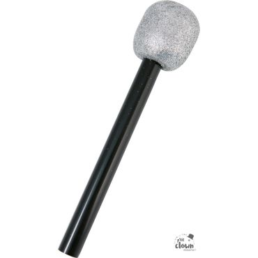 Micro noir et argent brillant pour spectacles et fêtes | jourdefete.com