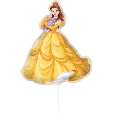 Mini-ballon en aluminium - Belle - 9'' - Princesses Disney™ Mini-ballon en aluminium - Belle - 9'' - Princesses Disney™