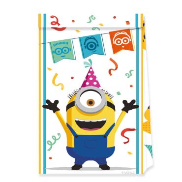 4 sacs cadeaux les Minions 2™ | jourdefete.com