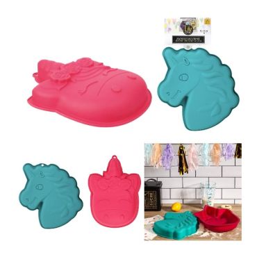 moule en silicone en forme de tête de licorne couleur au choix | jourdefete.com