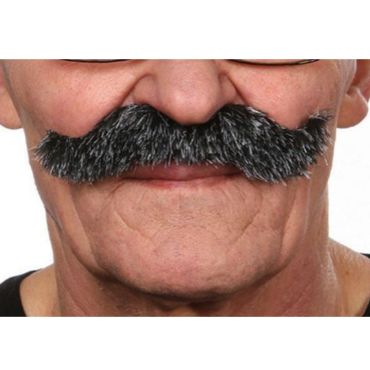 Moustache en Crocs - Poivre et Sel|JOURDEFETE.COM