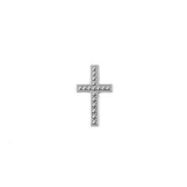 Sachet de 10 Confettis de Table Croix - Argent