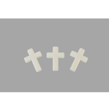Sachet de 10 Croix Communion Baptême - Ivoire