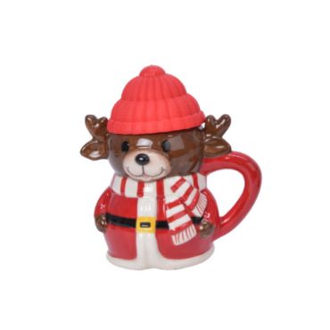 mug de renne avec couvercle pour noel | jourdefete.com