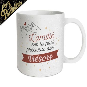 Mug "L'amitié est le plus précieux des trésors" Mug "L'amitié est le plus précieux des trésors"