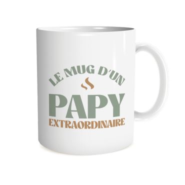 Mug cadeau fête des grands-pères avec inscription | jourdefete.com