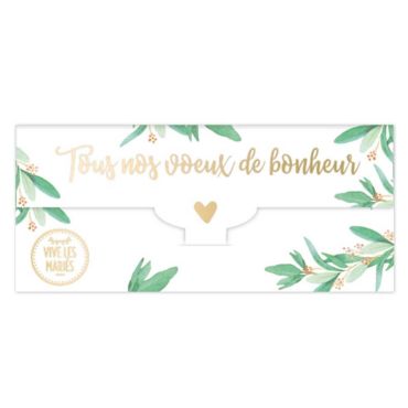 Carte porte-billets de mariage | jourdefete.com