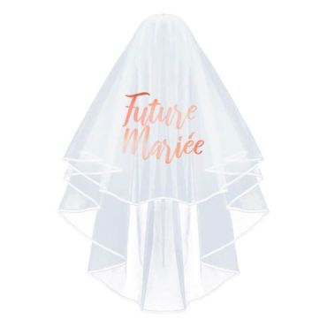 Voile blanc EVJF future mariée | jourdefete.com