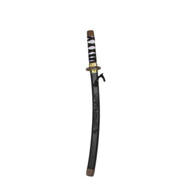 Sabre ninja réaliste avec fourreau noir 77 cm | jourdefete.com