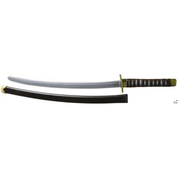 Sabre ninja réaliste avec fourreau noir 77 cm | jourdefete.co