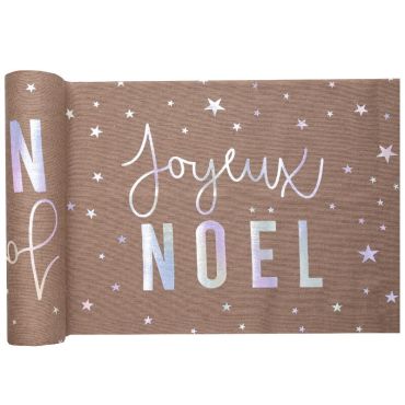 chemin-table-noel-joyeux-decoration | jourdefete.com chemin-table-noel-joyeux-decoration | jourdefete.com