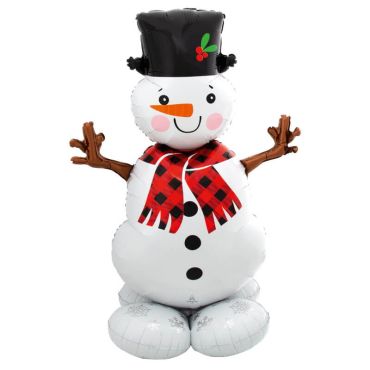 ballon de Noël Airloonz™ bonhomme de neige de 139 cm | jourdefete.com