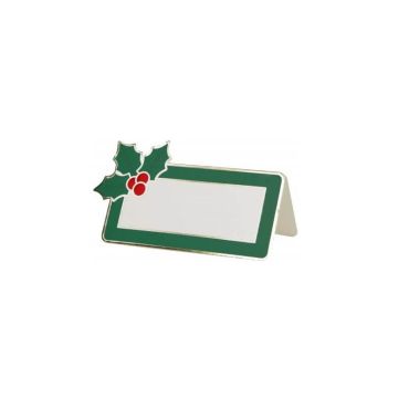 8 marque places feuille de houx de Noël