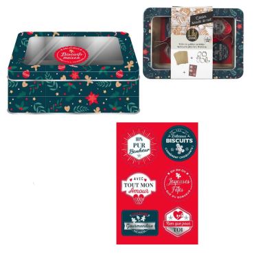 coffret de sablés de Noël | jourdefete.com coffret de sablés de Noël | jourdefete.com
