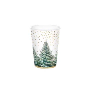 gobelet en carton nature sublime avec or | jourdefete.com