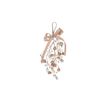 descente de féerie de noël à paillettes avec ruban de 27 cm | jourdefete.com