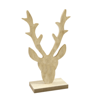 decoration de table de noel en bois tete de renne | jourdefete.com decoration de table de noel en bois tete de renne | jourdefete.com