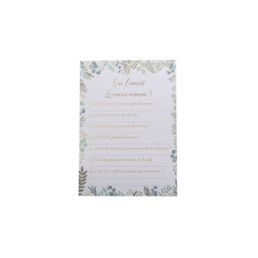 10 cartes qui connait le mieux maman collection oh baby | jourdefete.com