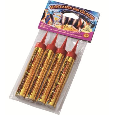 Sachet de 4 Fontaines des Glaces 9.5 cm 