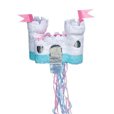 Piñata - Château de princesse blanc