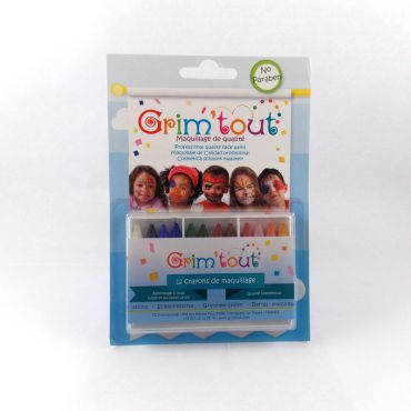Pack 12 crayons de maquillage Grim'tout