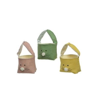 panier à oeufs de lapin de 16 cm couleur au choix | jourdefete.com