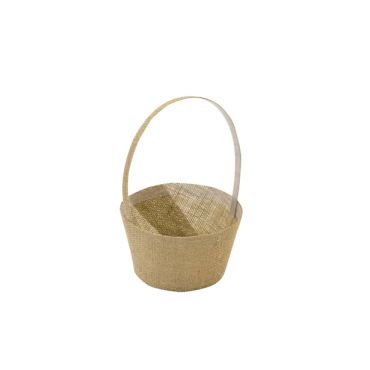 Panier à pétales effet jute pour mariage et cérémonie | jourdefete.com