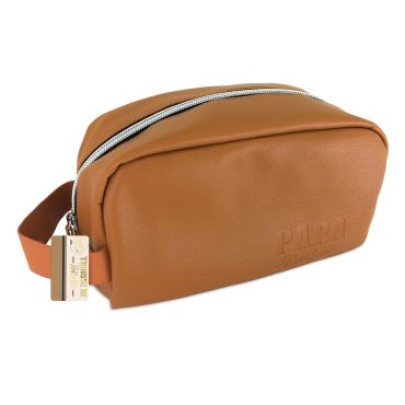 Trousse de toilette Papa Parfait marron – idée cadeau pratique fête des pères | jourdefete.com