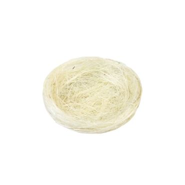 Nid en sisal de 10 cm pour une décoration de Pâques naturelle et élégante | jourdefete.com