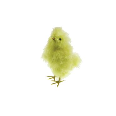 Poussin jaune à plumes de 19 cm | jourdefete.com