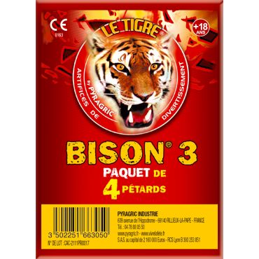 Pack de pétards Bison n°3 | jourdefete.com