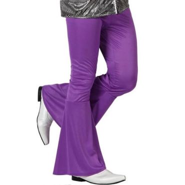 Pantalon Disco Violet pour Homme - Taille au Choix