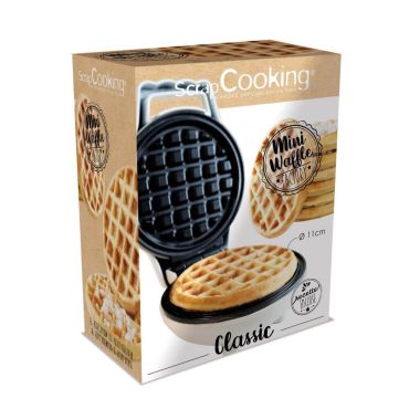 Mini gaufrier électrique Waffle Factory pour gaufres de 11 cm | jourdefete.com