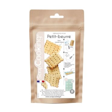 Préparation pour Petit-Beurre 300g ScrapCooking sachet pour biscuits maison | jourdefete.com