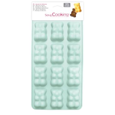 Moule en silicone Petit Oursons pour chocolats et bonbons faits maison | jourdefete.com
