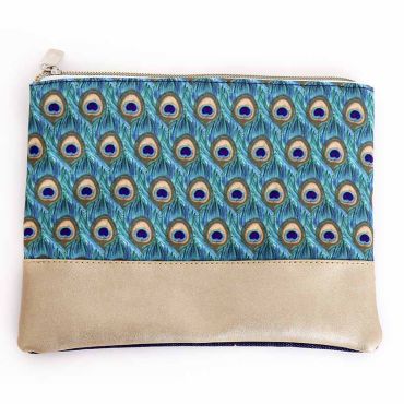trousse-maquillage-plume-feuille|jourdefete.com