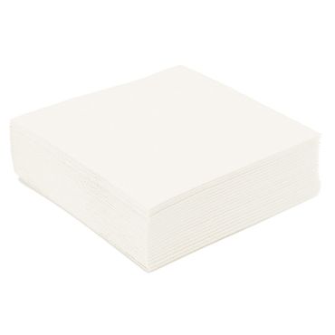 100 Serviettes Ouate de Cellulose - Blanc