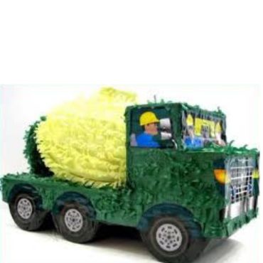 Pinata Camion de Chantier Bétonnière 
