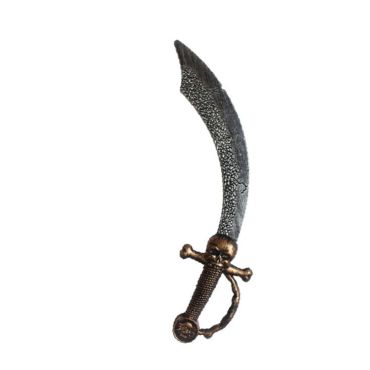 Sabre de pirate 47 cm avec tête de mort réaliste | jourdefete.com